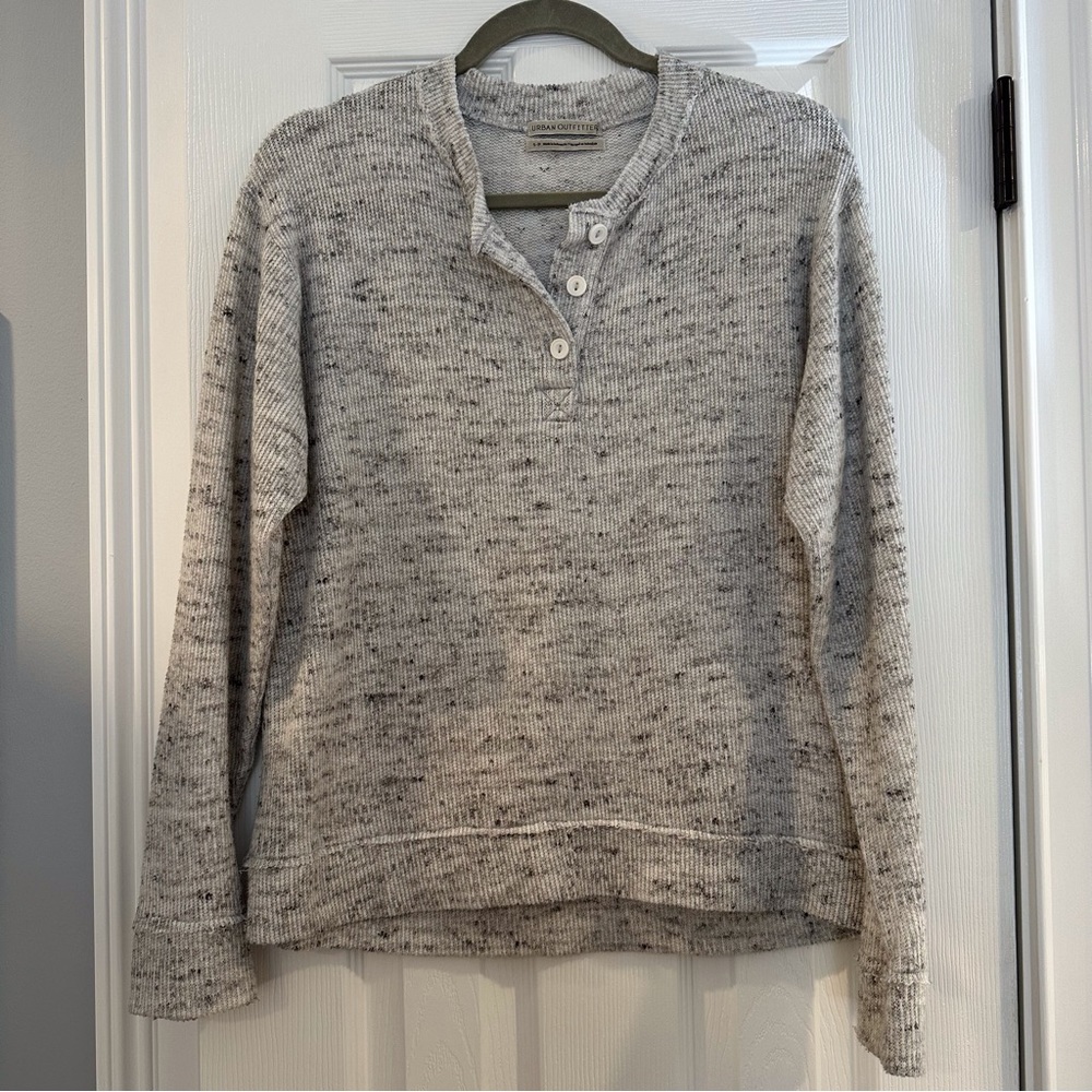 Urban Outfitters knit marked sweater with buttons